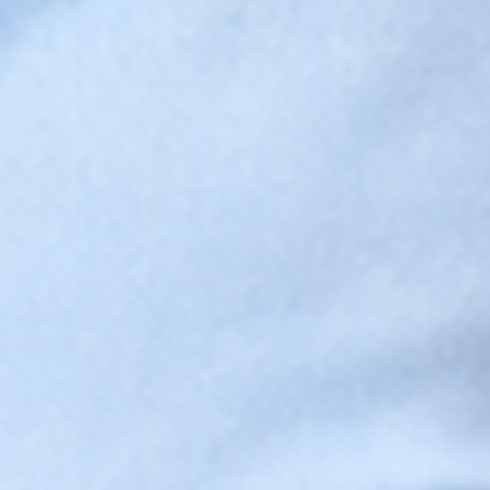 Fabric swatch showing light blue ribbed cotton material
