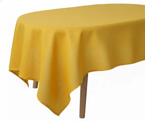 Oval Linen Tablecloth