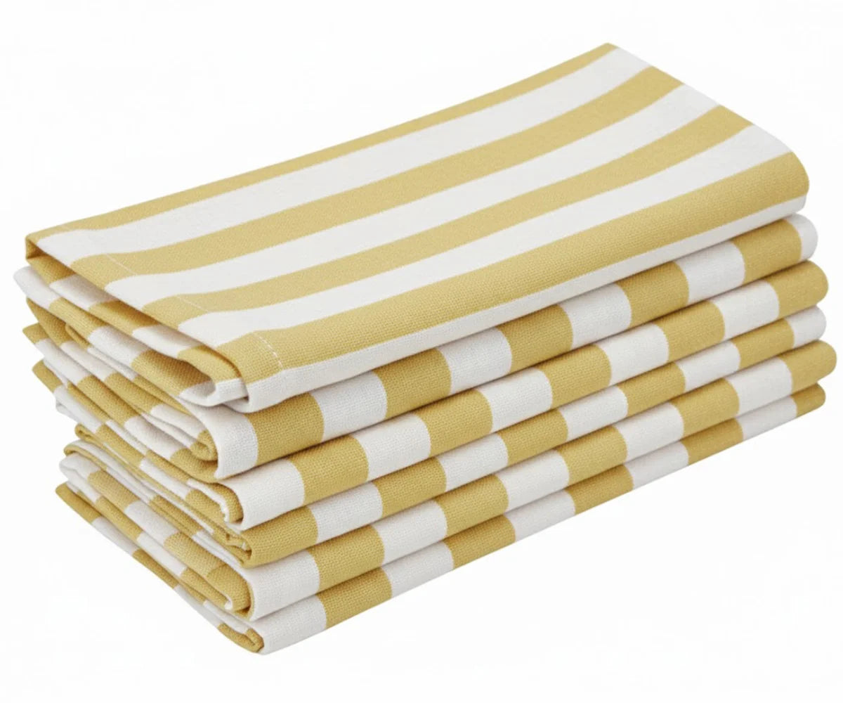 Cotton Cloth Striped Napkins