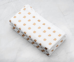 Custom Print Metallic Linen Napkins - Customized Napkins