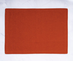 Red fabric placemats: Elevate your dining setup with style and protection, ensuring an elegant and practical experience.