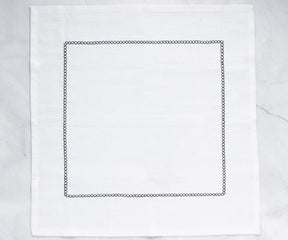 Custom Embroidery Wedding Cloth Napkins for Table Decor