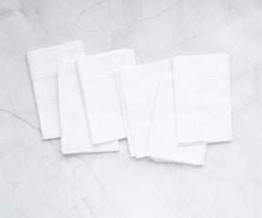 cloth napkins set of 6, linen dinner napkinns, cotton cloth napkins, white napkins cloth