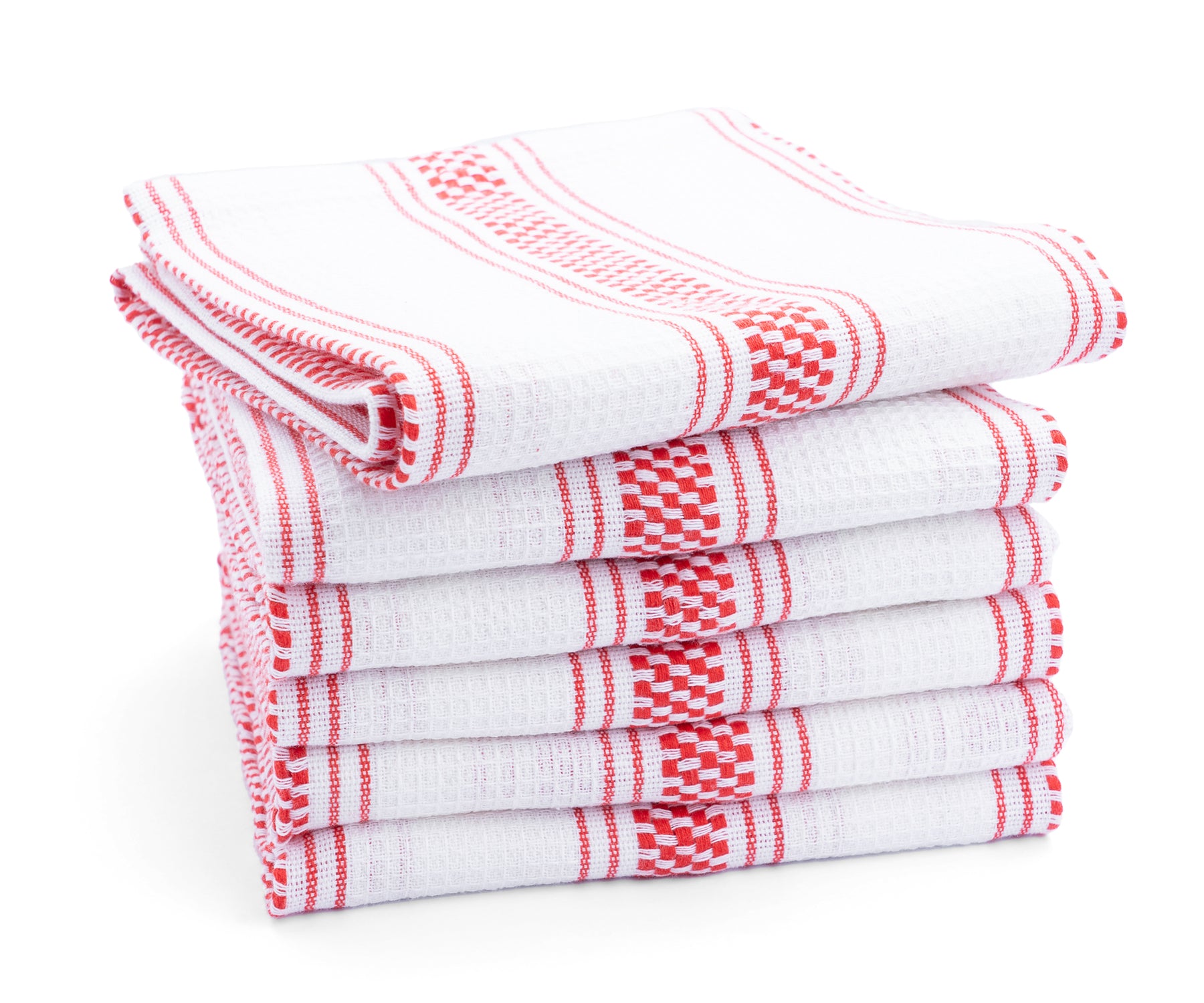 red striped dish towels, red striped kitchen towels, red and white dish towels, red and white kitchen towels, red cotton dishcloths, red cotton dish towel, red dish towels
