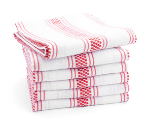 Experience the convenience of having reliable red dish towels at your fingertips, ready to tackle any kitchen task. 