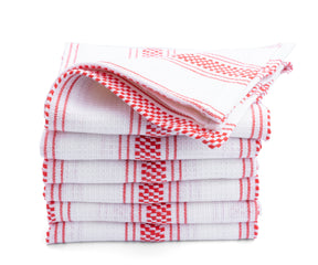 Our dish towels for kitchen are crafted with superior absorbency, ensuring quick and efficient drying for all your cooking and cleaning needs. 