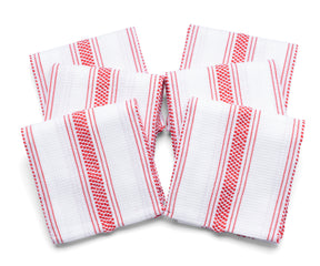 french dish towel, french kitchen towels cotton, french tea towels kitchen, french stripe kitchen towels, red striped towels, red and white tea towels, white dish towels cotton, red cotton dish towels