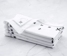 All cotton and linen - White Cotton Napkins