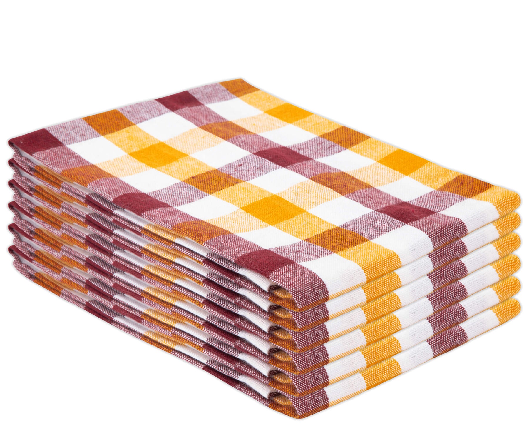 multi color dish towels, linen kitchen towels yellow