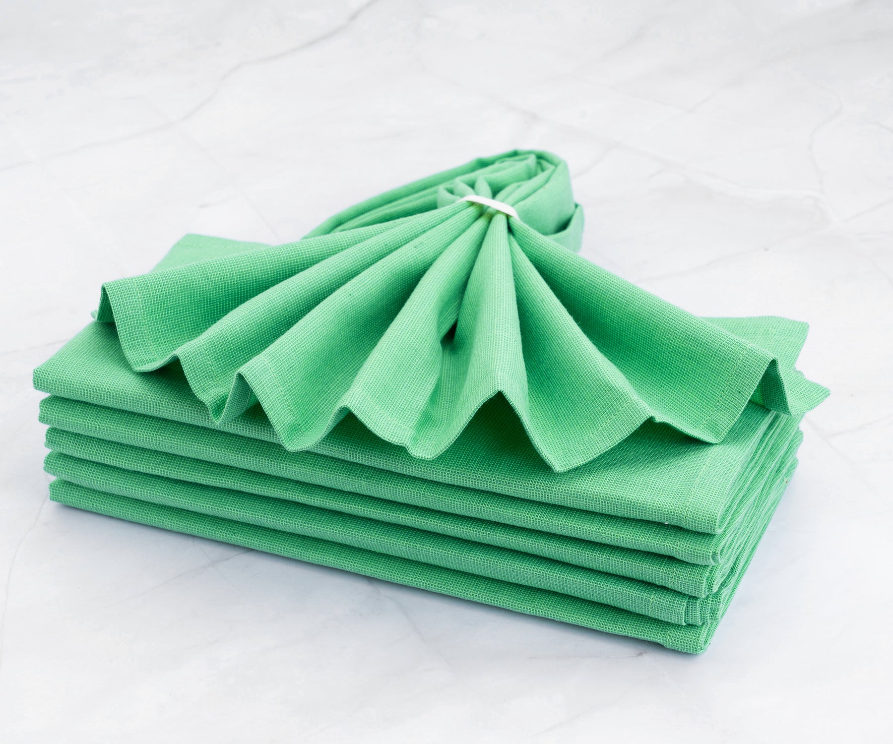 cloth dinner napkins, cloth napkins setof 6, green dinner napkins, green wdding napkins