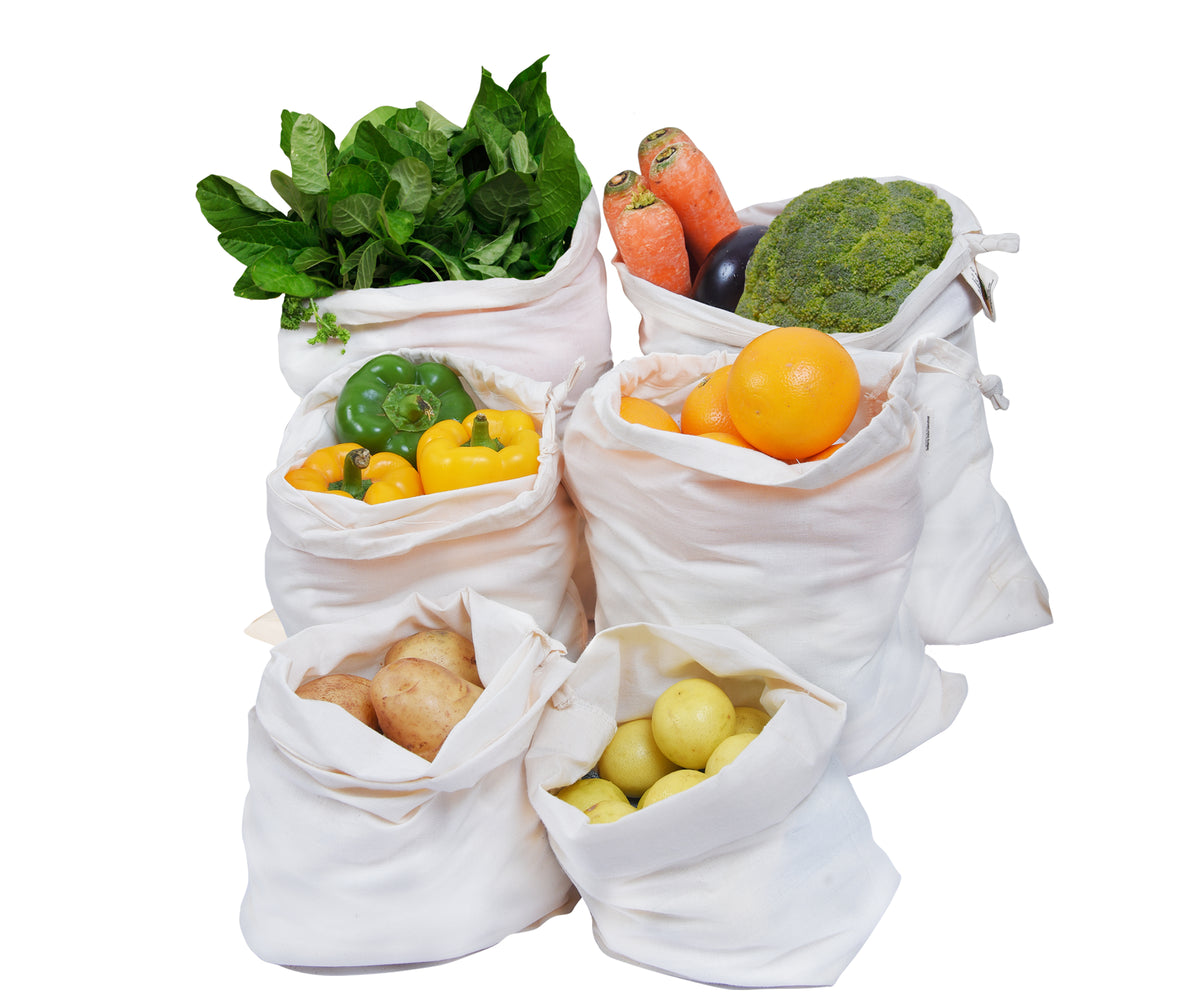 Choose muslin drawstring bags, cotton muslin bags, cotton mesh produce bags, and reusable cotton produce bags to prioritize sustainable packaging and storage. These options promote eco-friendly practices, reduce waste, and contribute to a more environmentally conscious approach.