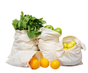 Muslin Bags - Produce Bags Drawstring