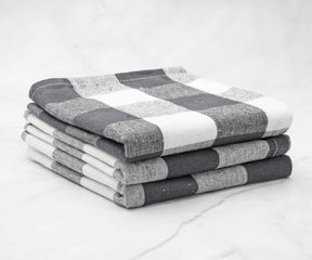 buffalo check towels for kitchen cream and gray dish towels cotton, gray kitchen towels 