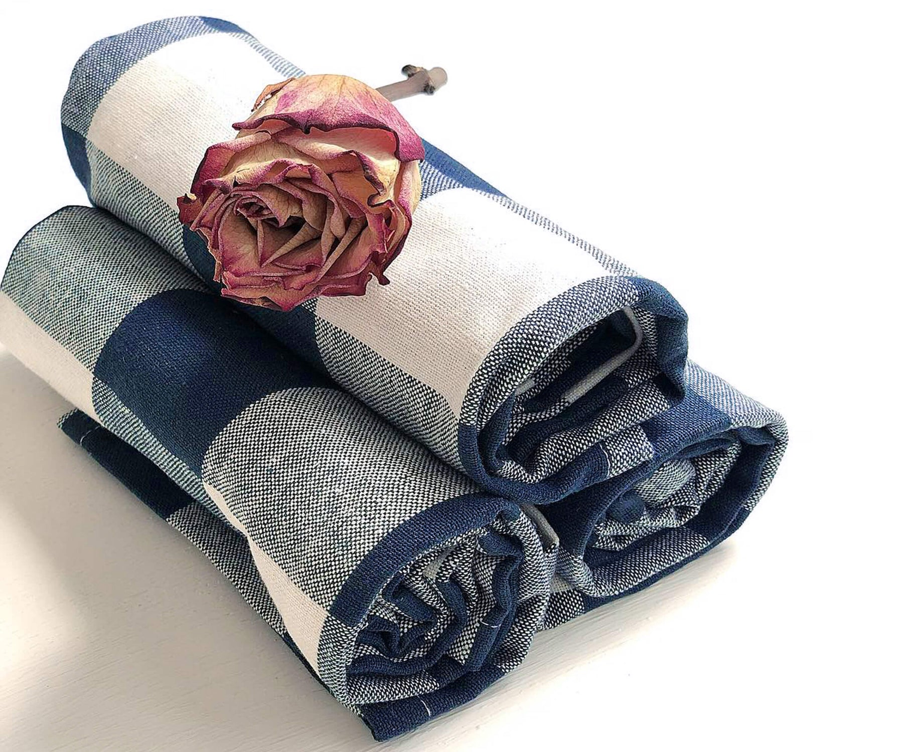 Kitchen towels are typically made from cotton, which is a durable and absorbent fabric. They are also machine-washable and easy to care for.