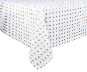 Cotton tablecloth for rectangle tables, timeless look.