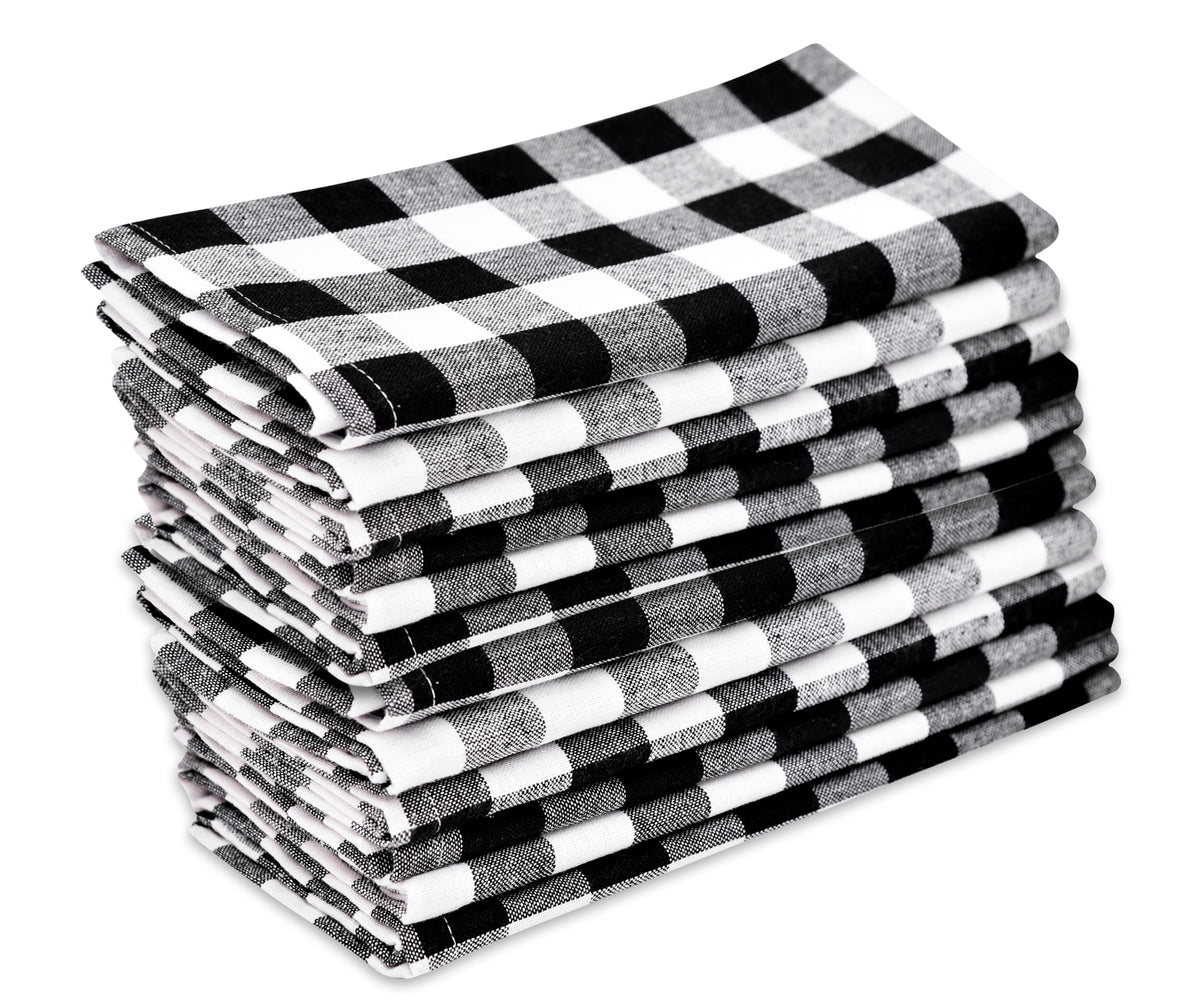 Buffalo plaid napkins | All Cotton and Linen