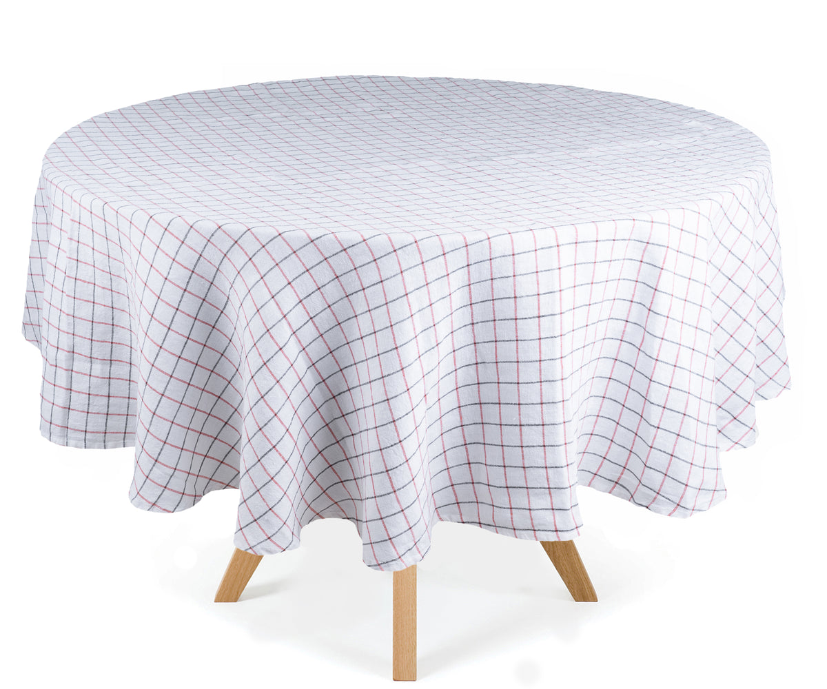 Linen tablecloths - Discover the flexibility of white tablecloths, including the refinement of white round options, to enhance your decor.