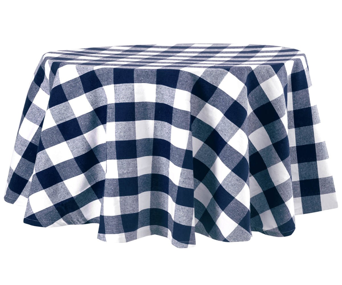 A classic cotton tablecloth in a versatile shade.