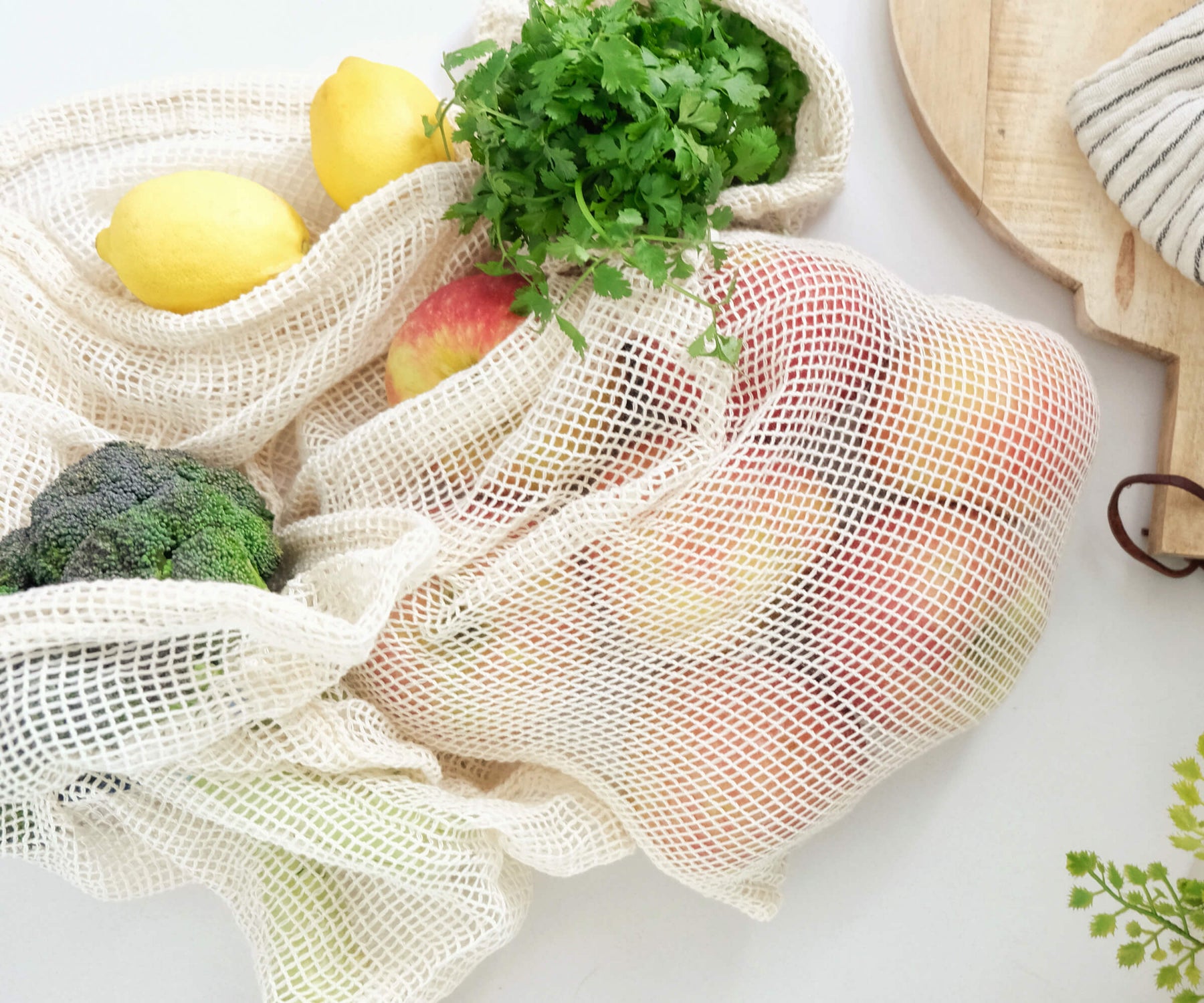 Reusable Produce Bags Wholesale GOTS and Fairtrade Certified