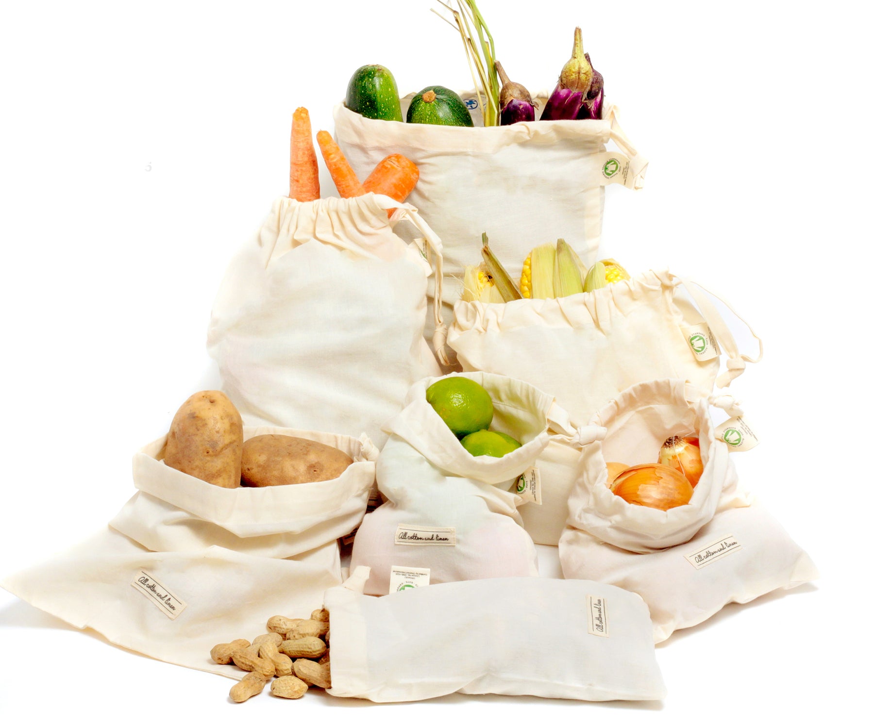 Select muslin drawstring bags, cotton muslin bags, cotton mesh produce bags, and reusable cotton produce bags to support sustainable packaging and storage. These choices prioritize eco-conscious practices, minimize waste, and contribute to a greener environment.