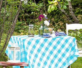 square tablecloth, small square tablecloth, tablecloth for square table, square table toppers, square table throw, 52-inch square tablecloth