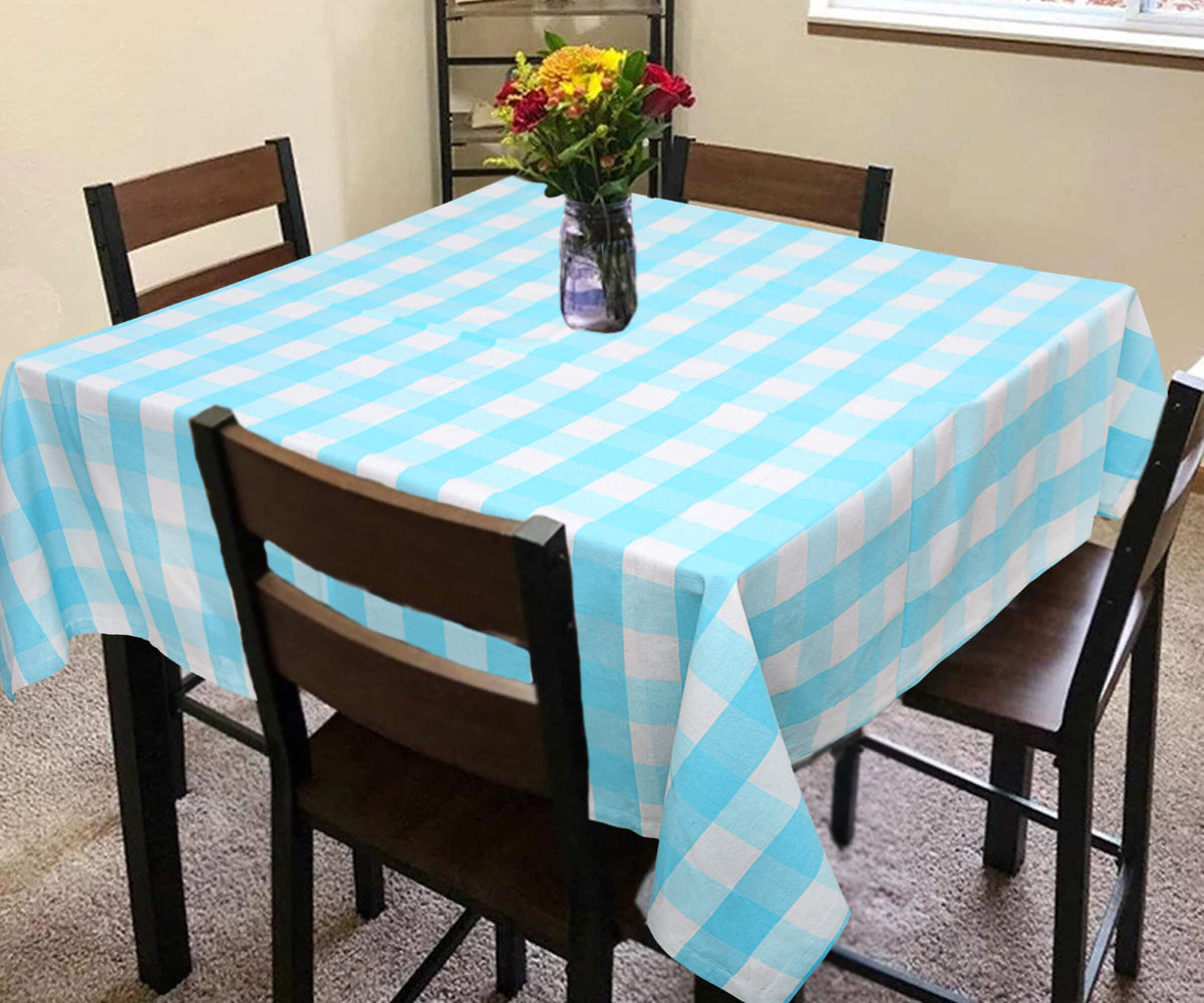 square tablecloth, small square tablecloth, tablecloth for square table, square table toppers, square table throw, 52-inch square tablecloth