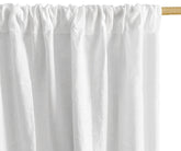 Long shower curtain ensuring maximum water containment