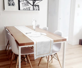 tablerunners cotton are give your dining table a decorative. white cotton table runner, long table runner.