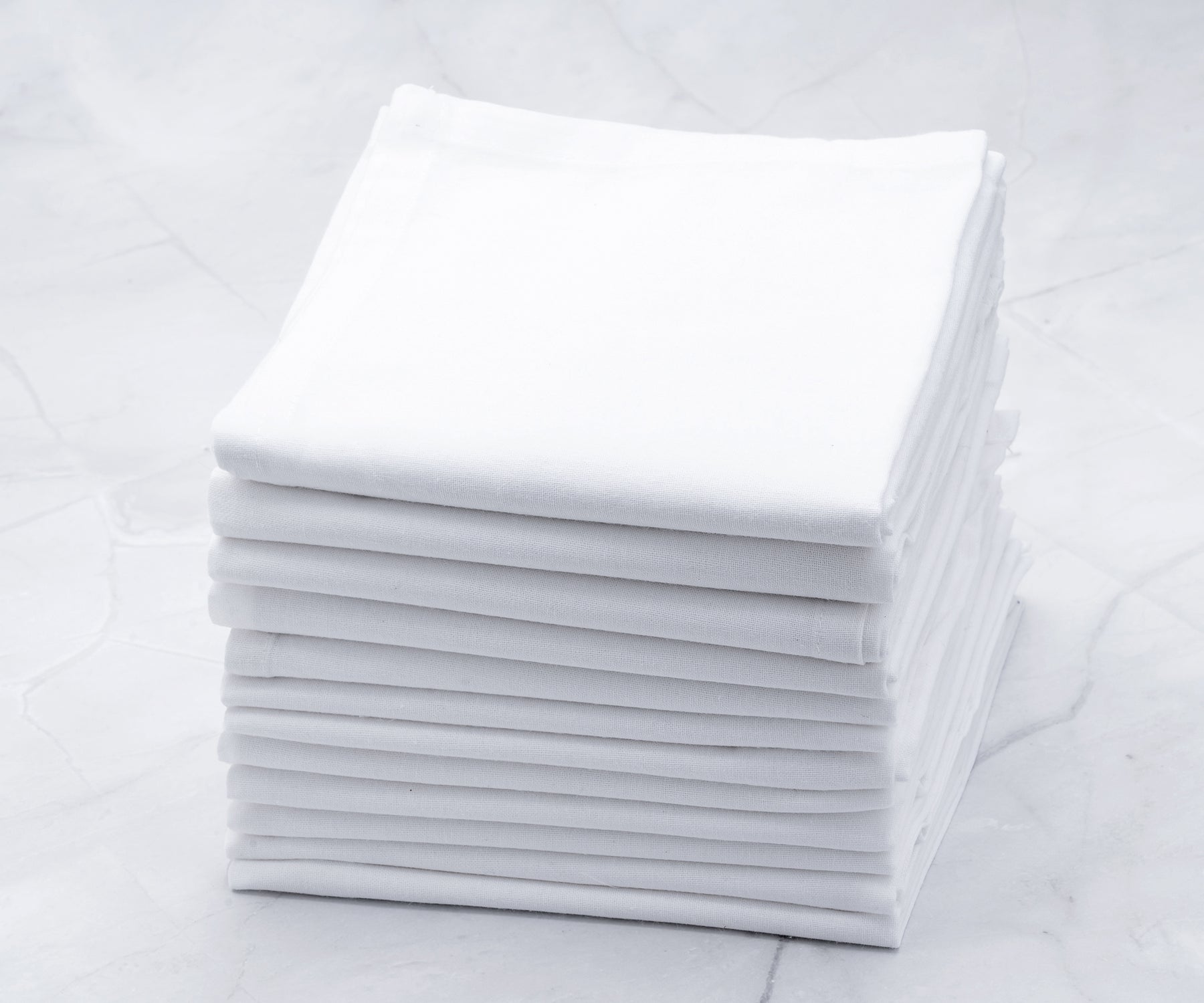 Flour Sack Dish Towels, Kitchen Towels 100% Cotton- White- Each