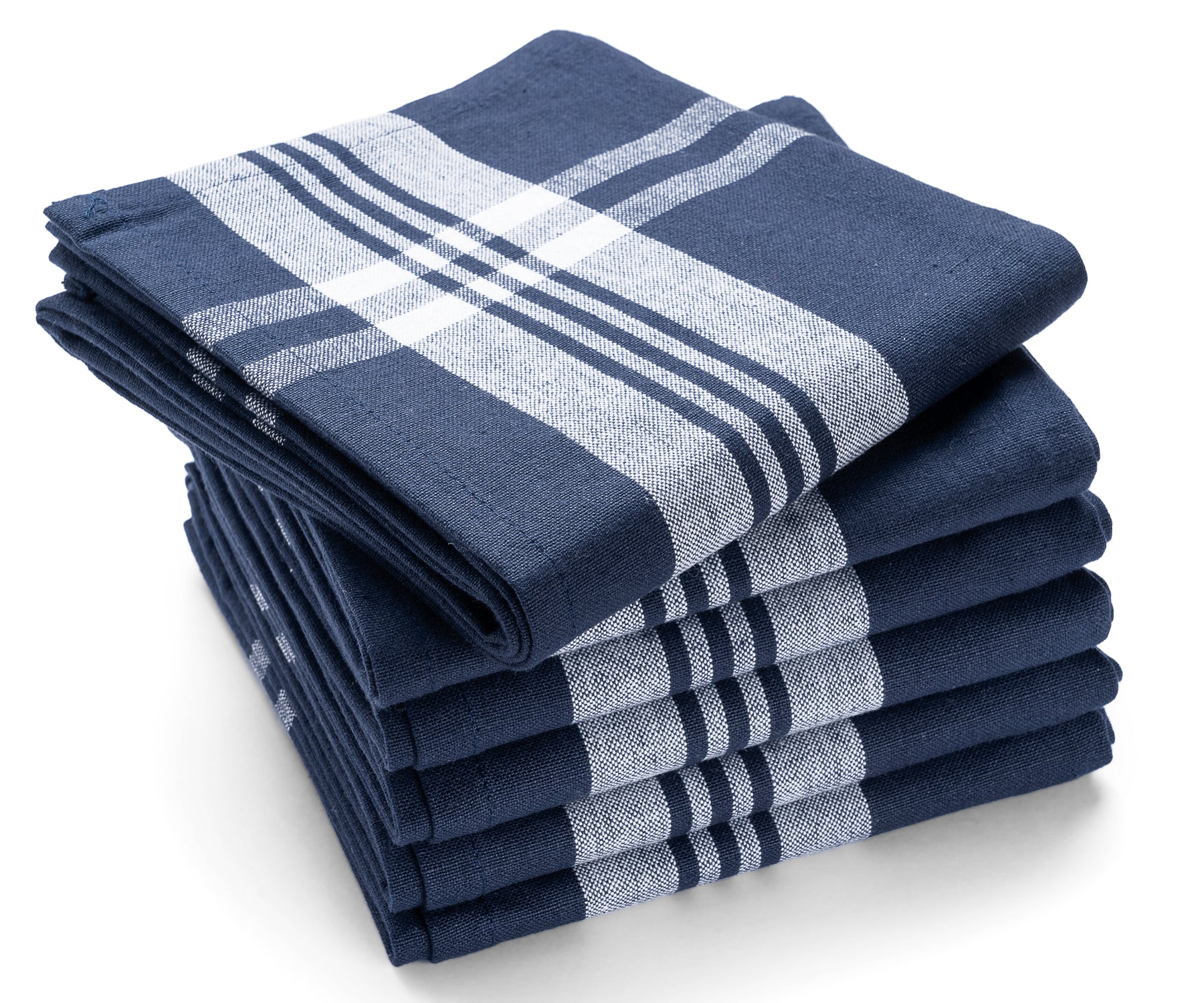 Blue Cotton Dish Towels, Cotton Kitchen Towels, Kitchen Hand Towels, tea towels, dish cloth, linen tea towels, hand towels,