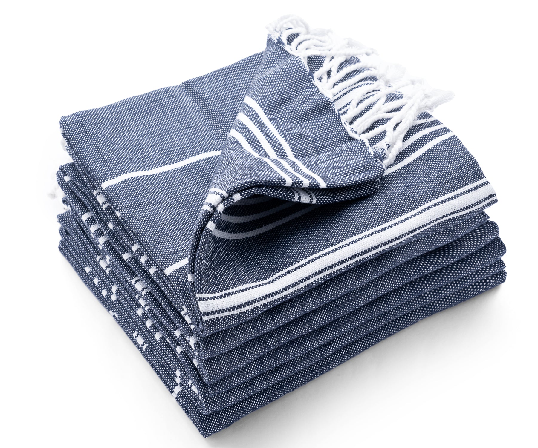 Striped Towels, kitchen hanging hand tie towel, never falls off, 16x26,  TM(4), copyright 2019 — Comfy Kitchen Creations