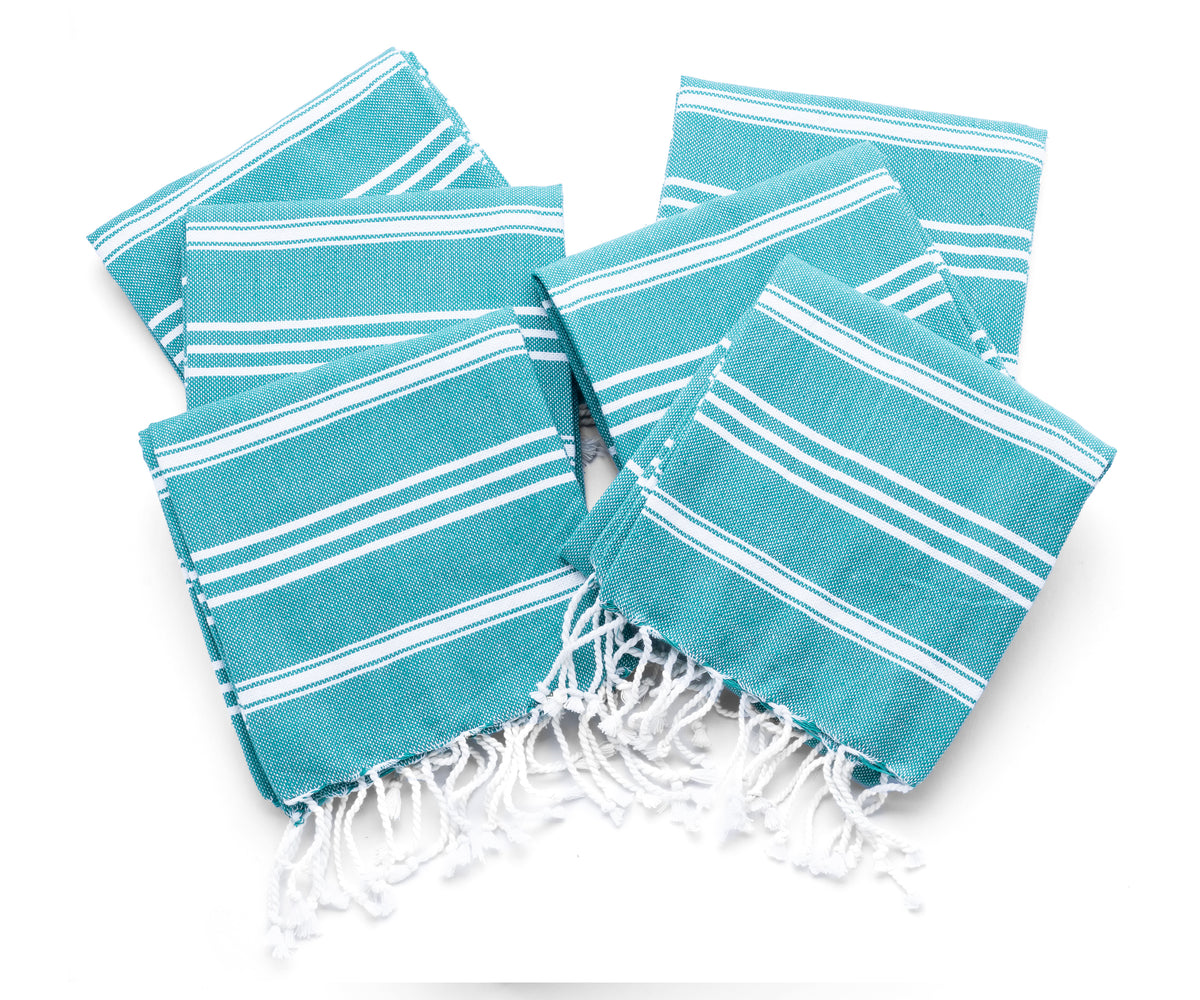 dish towels, teal kitchen towels, kitchen towels with hanging loop, dish towels and dish cloths set, easter dish towels set, cotton dish towels