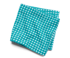 tea towels for kitchen, white and teal pattern kitchen towels, reusable kitchen towels