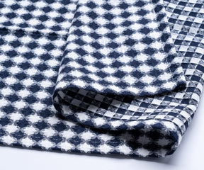 kitchen towels cotton navy and white pattern kitchen towels