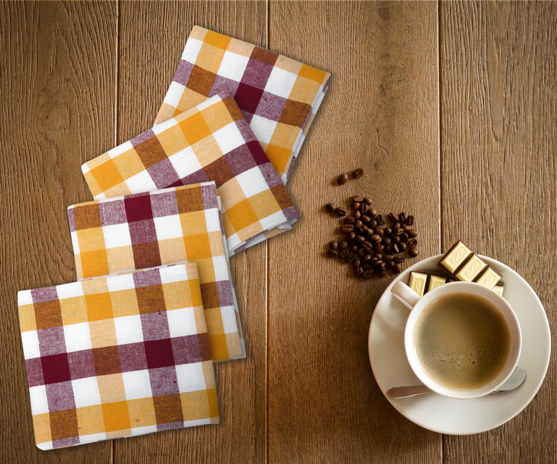 Kitchen tea towels are a versatile kitchen essential. They can be used for drying dishes, wiping counters, or even as a potholder. 