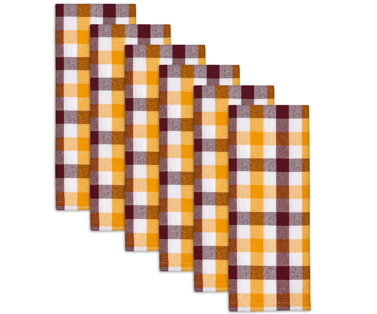 Orange and white towels are a fun and festive choice for kitchens, perfect for the holidays or any special occasion.