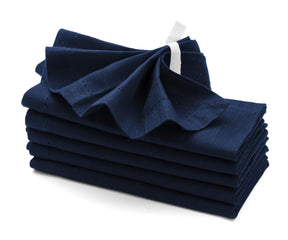The standard-size hemstitch dinner napkins are large enough to table setting for home decor