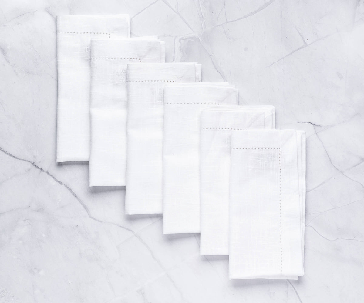 dinner napkins, wedding napkins, white dinner napkins, 