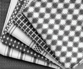 cotton kitchen towels with gray striped, trendy kitchen towels, gray dishcloths bulk. white striped kitchen towels.