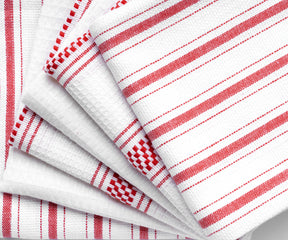 cotton washcloths with striped, white and red hand towels are most absorbent dish towels.