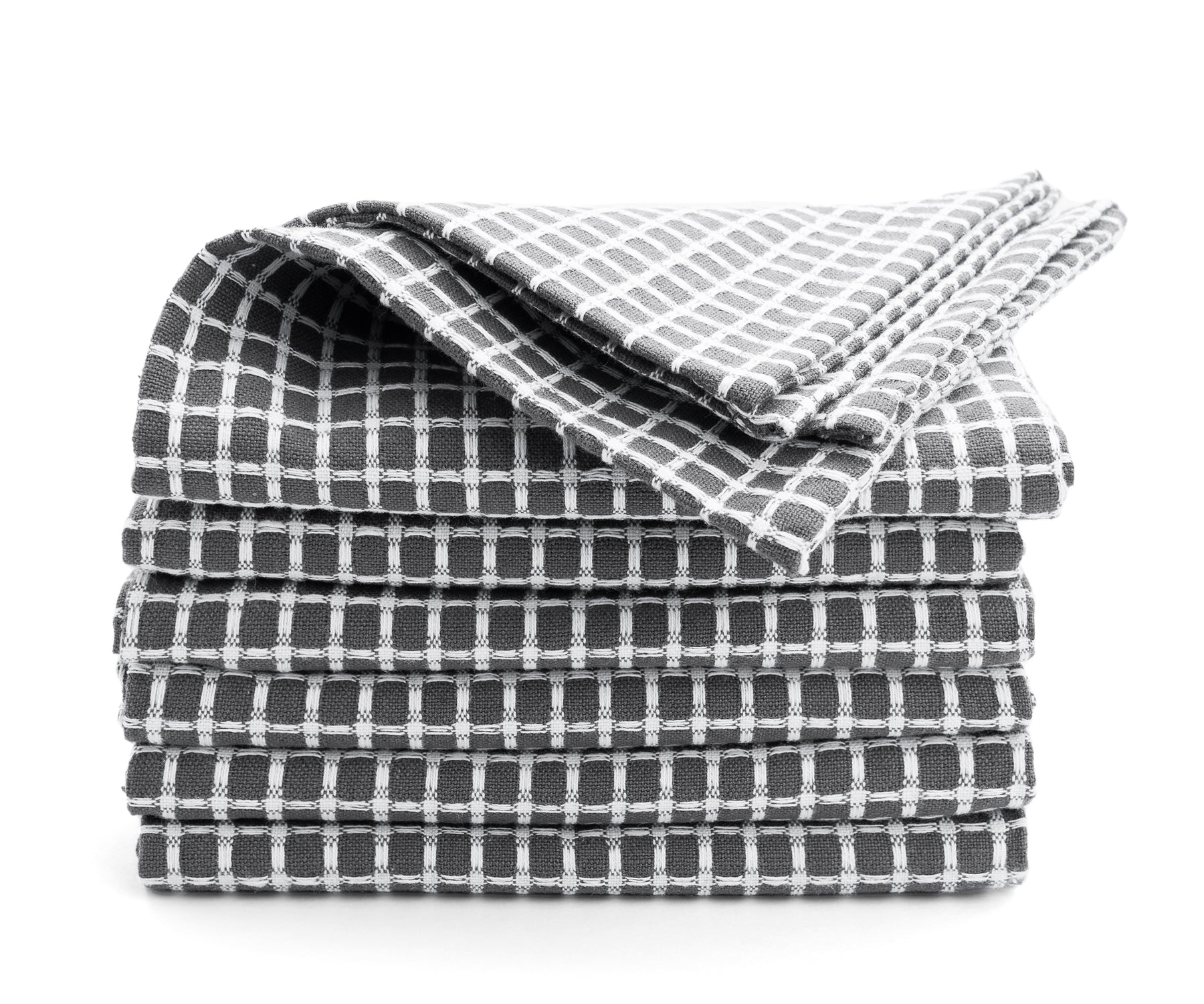 gray with white stripe dish towels for kitchen, modern kitchen towels, valentines party towels.