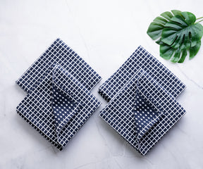 cotton kitchen towels, absorbent dish towels, navy cloth kitchen towels, kitchen towels, navy and white kitchen towels for cleaning.
