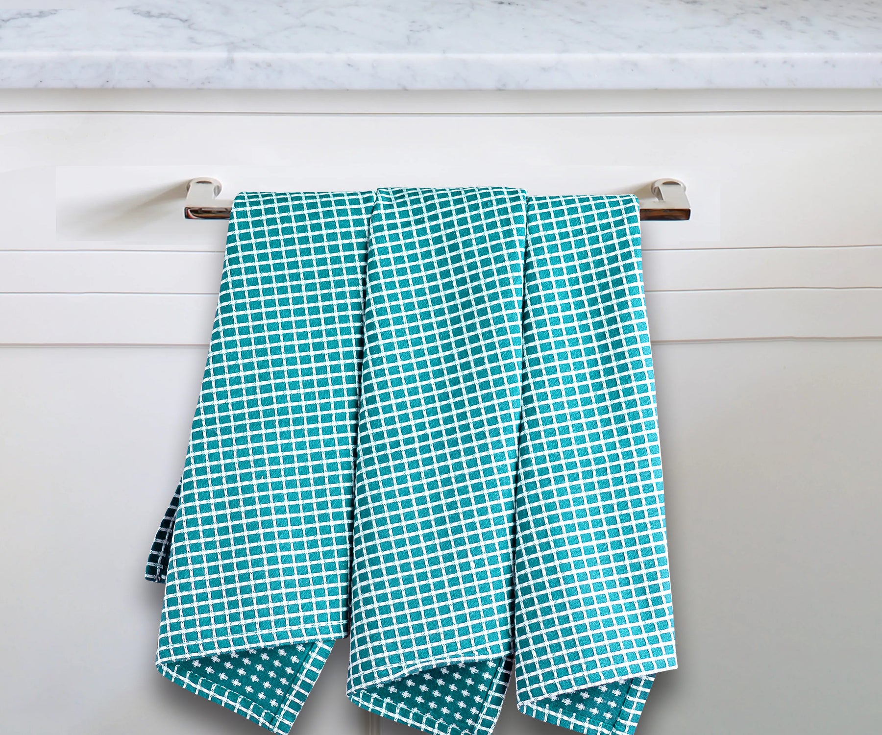 washable dish towels for kitchen, teal and white pattern kitchen towels, cloth dish towels for decoration