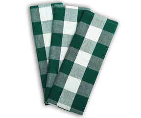 Green tea towels are a classic kitchen essential that can be used for drying dishes, wiping counters, or even as a potholder.