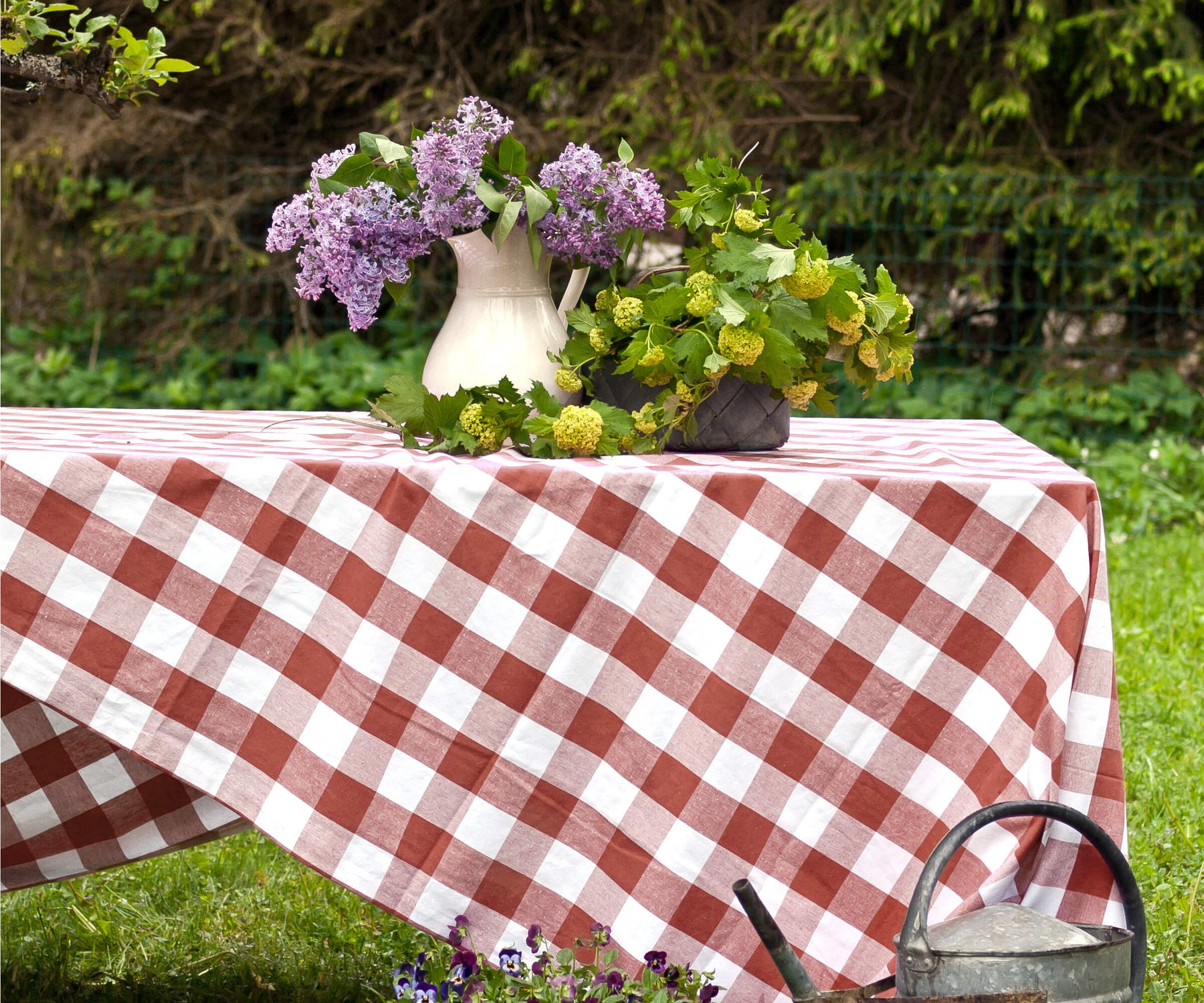 Buffalo Plaid Rectangle Tablecloths cotton plaid tablecloth for rectangle table 