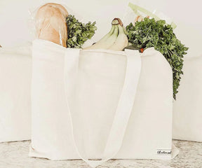Canvas grocery bags hot sale