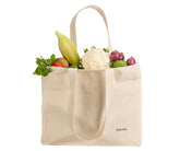 Lightweight breathable cotton tote bag for beach and camping