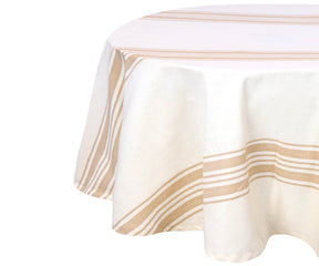 Explore our collection of white round tablecloths for a clean and elegant dining look.