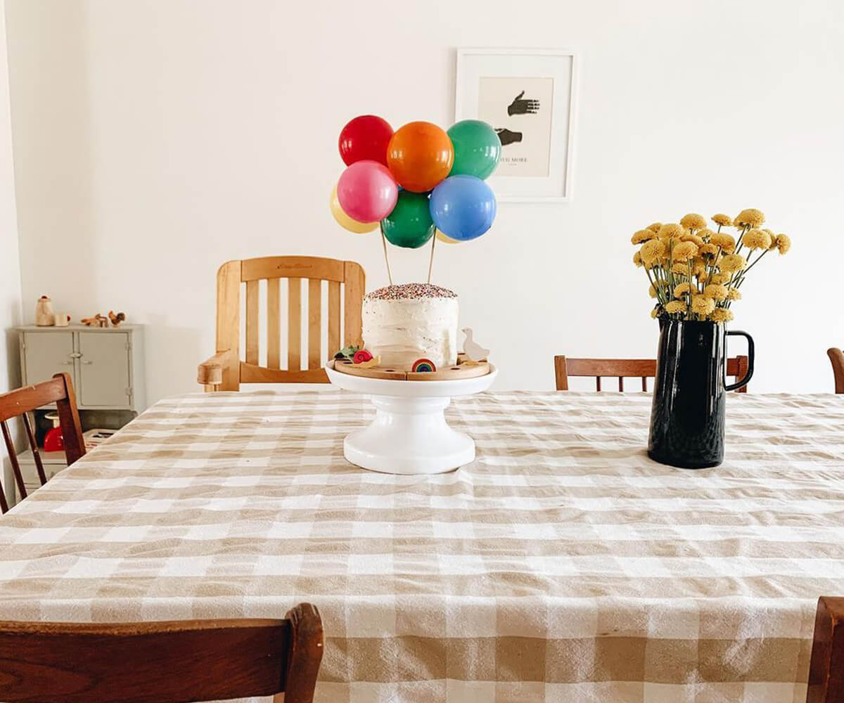 cotton checked tablecloth and dining table cloth, cotton tablecloth