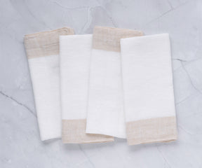 I offer linen napkins in bulk for your convenience. If you're hosting a cocktail party, consider our linen cocktail napkins. Need help with folding linen napkins? I can show you how. Additionally, personalize your dining experience with our monogrammed linen napkins.